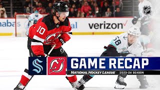 Details Seattle Kraken vs New Jersey Devils | February 12, 2024 | Game Highlights | NHL Regular Season News