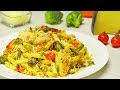 Макароны с овощами и куриной грудкой. Итальянская кухня. Рецепт от Всегда Вкусно!