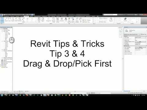 Revit Tips & Tricks Series   Drag Drop and Pick First