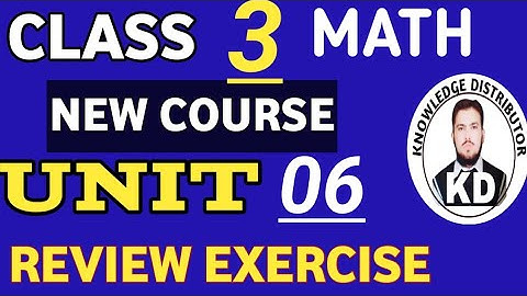 class 3 math kpk course chapter 6 Geomatry review exercise | mathematics class 3 chapter 6 Review Ex