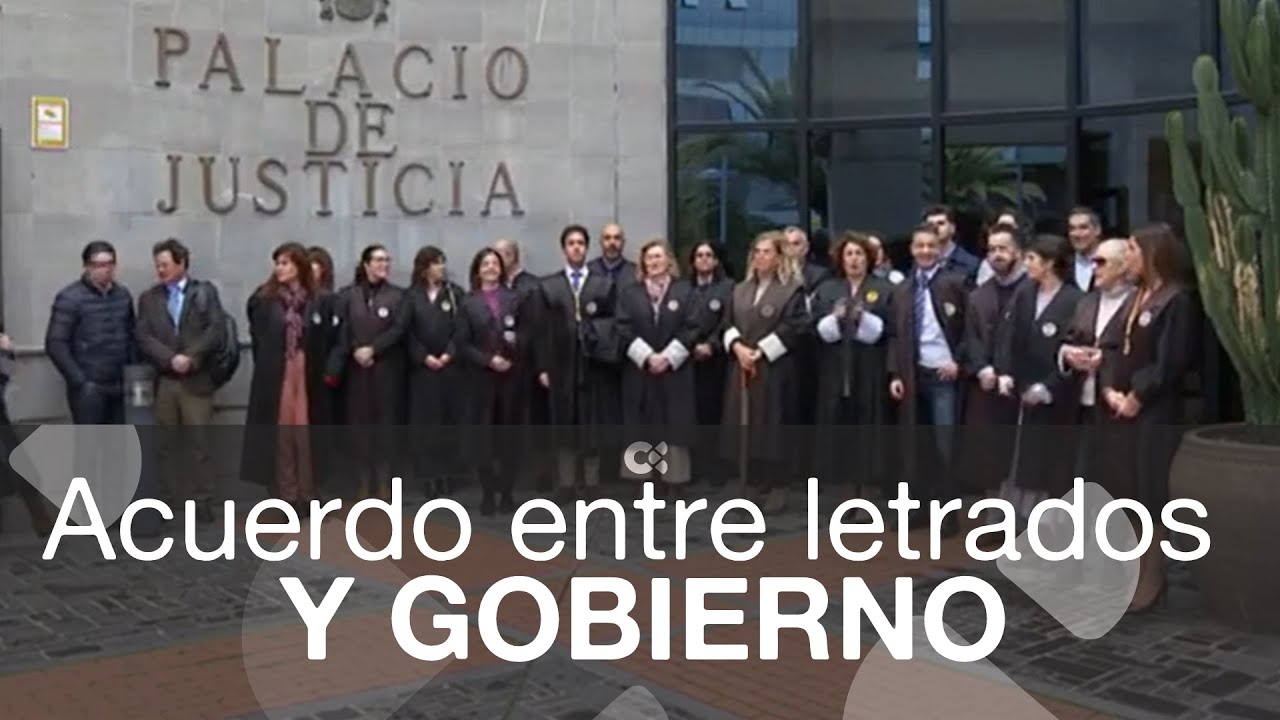 Los letrados consiguen un acuerdo con el Gobierno - YouTube