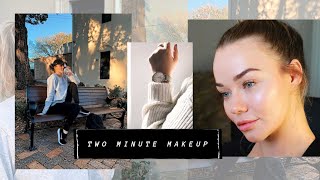 2 Minute Natural Makeup for Busy Days [ Gym/ Errands / Mums ]