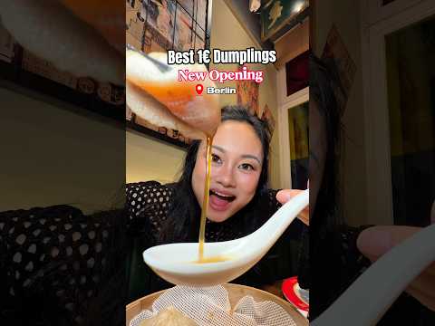 Best 1€ dumplings, NEW OPENING in Berlin 😱🥟