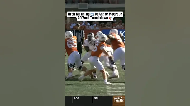 Arch Manning 49-Yard TOUCHDOWN 🎯 to DeAndre Moore Jr | Texas vs Mississippi State