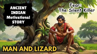 Man And Lizard - Ancient Indian Village Stories