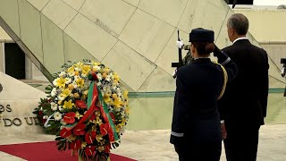 Cerimónia evocativa do Dia Internacional dos Capacetes Azuis da ONU