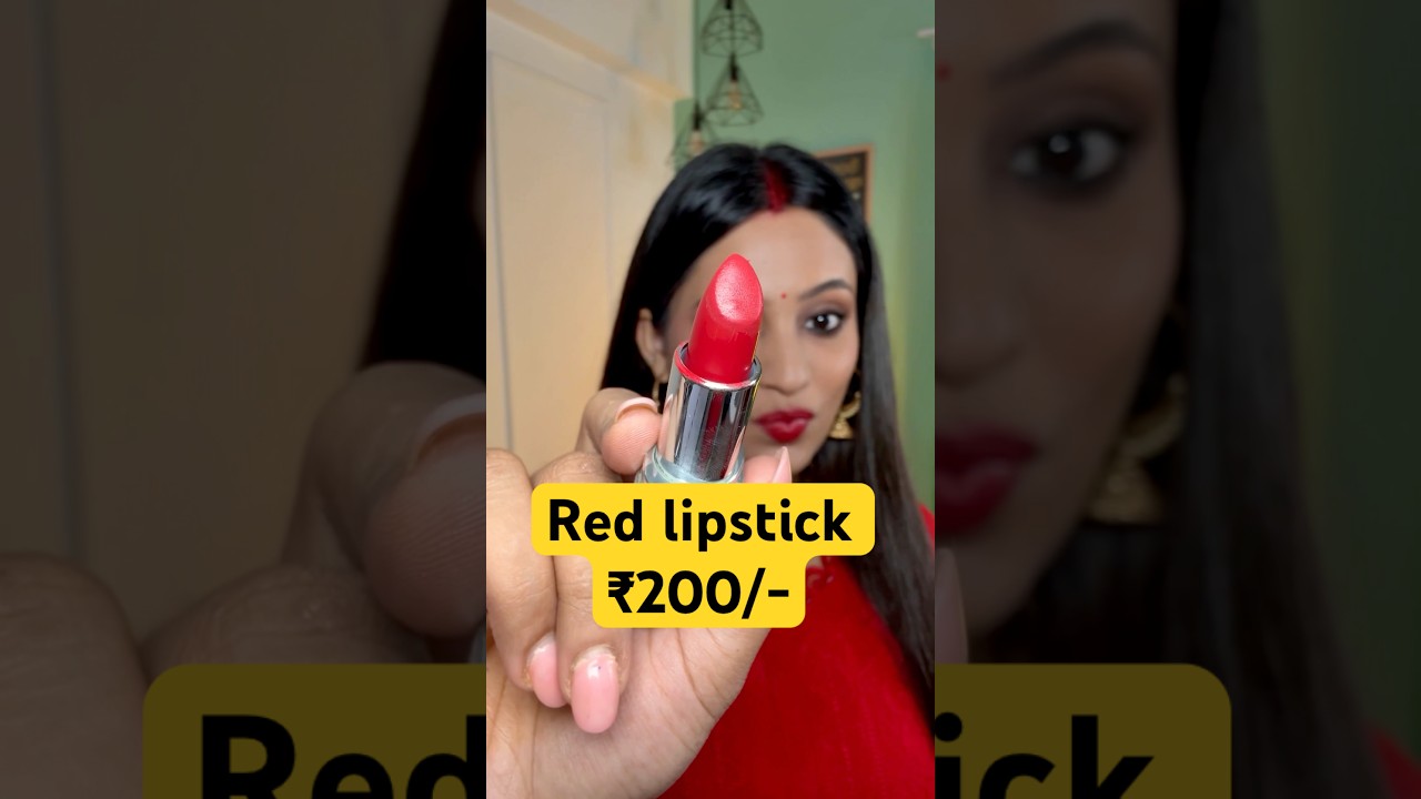 ₹200 Best Red Lipstick ❤️ Affordable Yet Stunning! #Shorts