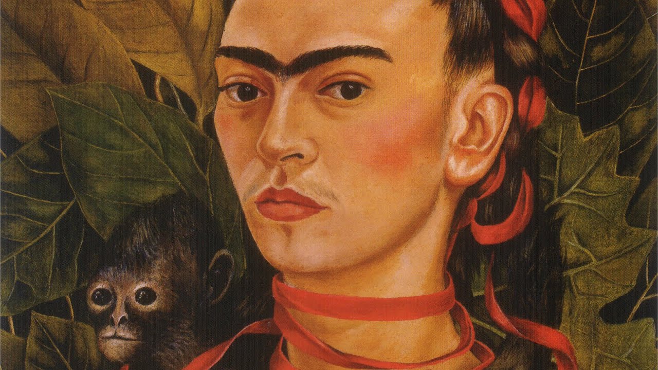 Self Portrait with a Monkey (1948), Frida Kahlo