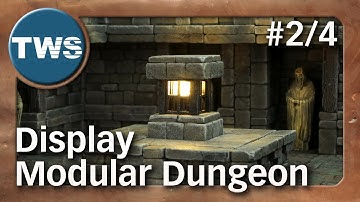 Tutorial: Modular Dungeon-Display #2/4 / Räume / rooms (Tabletop-Gelände, TWS)