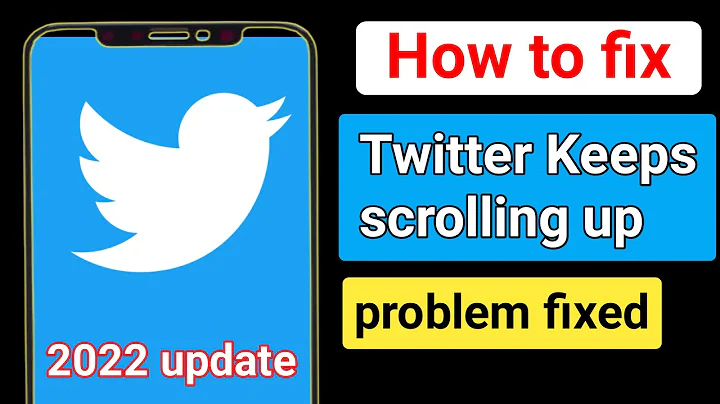 Fix Twitter keeps scrolling up problem 2022.Stop Twitter jumping From top.Auto scrolling up problem