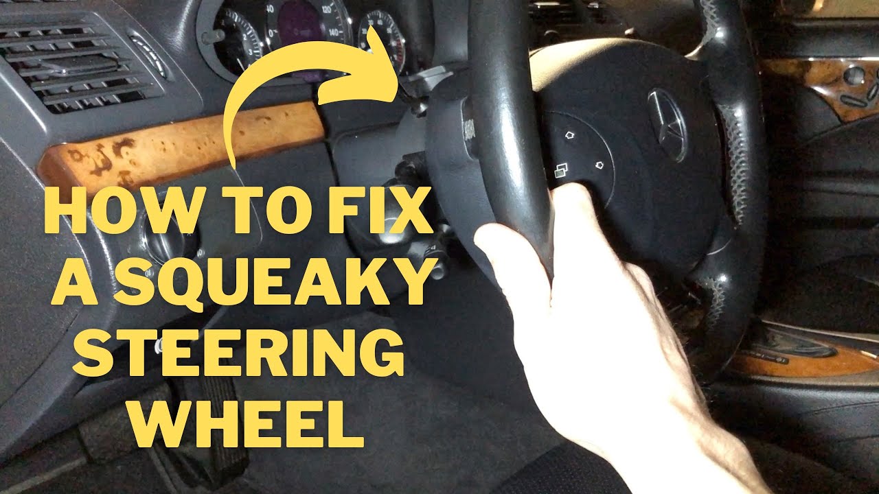 Fix A Squeaky Steering Wheel In 2 Mins SUPER EASY DIY YouTube Fix A Squeaky Steering Wheel In 2 Mins SUPER EASY DIY YouTube
