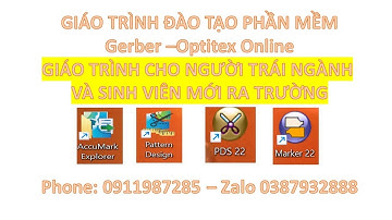 Optitex online - optitex cho người mới bắt đầu - Quy trình đạo tạo cho các bạn trái ngành, sinh viên