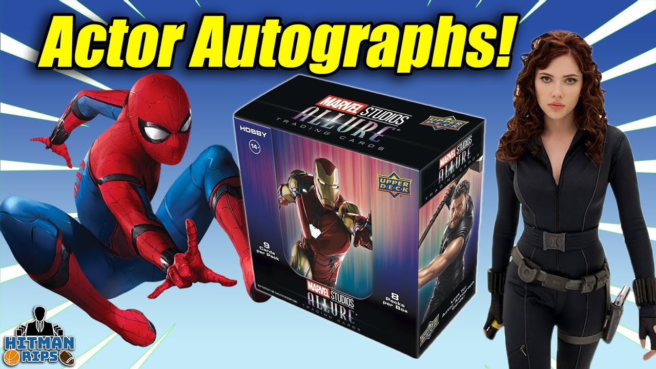 Actor Autographs! 2022 Marvel Allure Hobby Box - YouTube