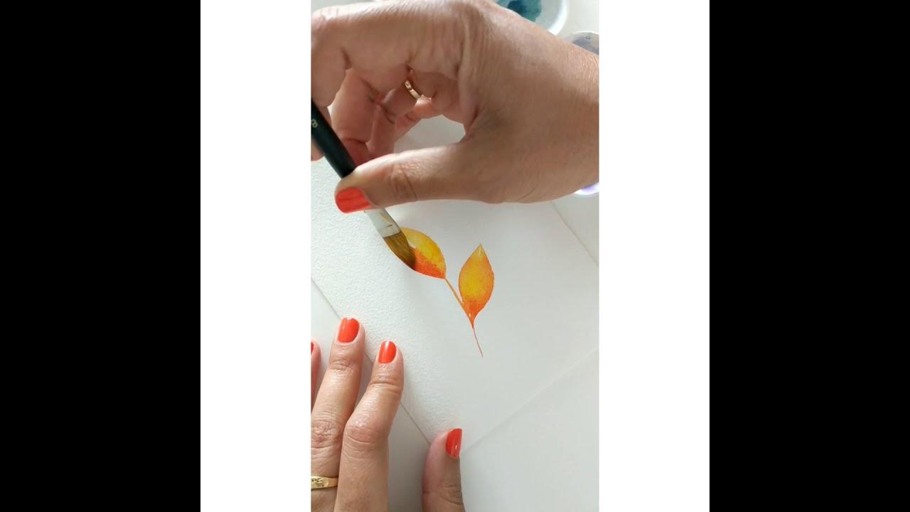 How to Paint Leafs with DAGGER Brush YouTube