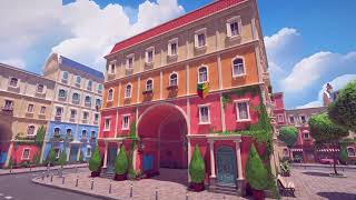 Modular European Town - 3D Environment for Games on Unity (Trailer)