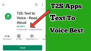 T2s apps Text to voice best 2023 screenshot 5