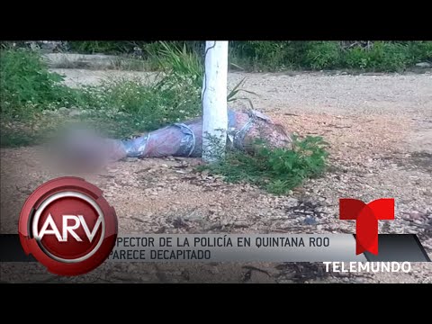 Narcotraficantes decapitan a inspector de la policía en México | Al Rojo Vivo | Telemundo