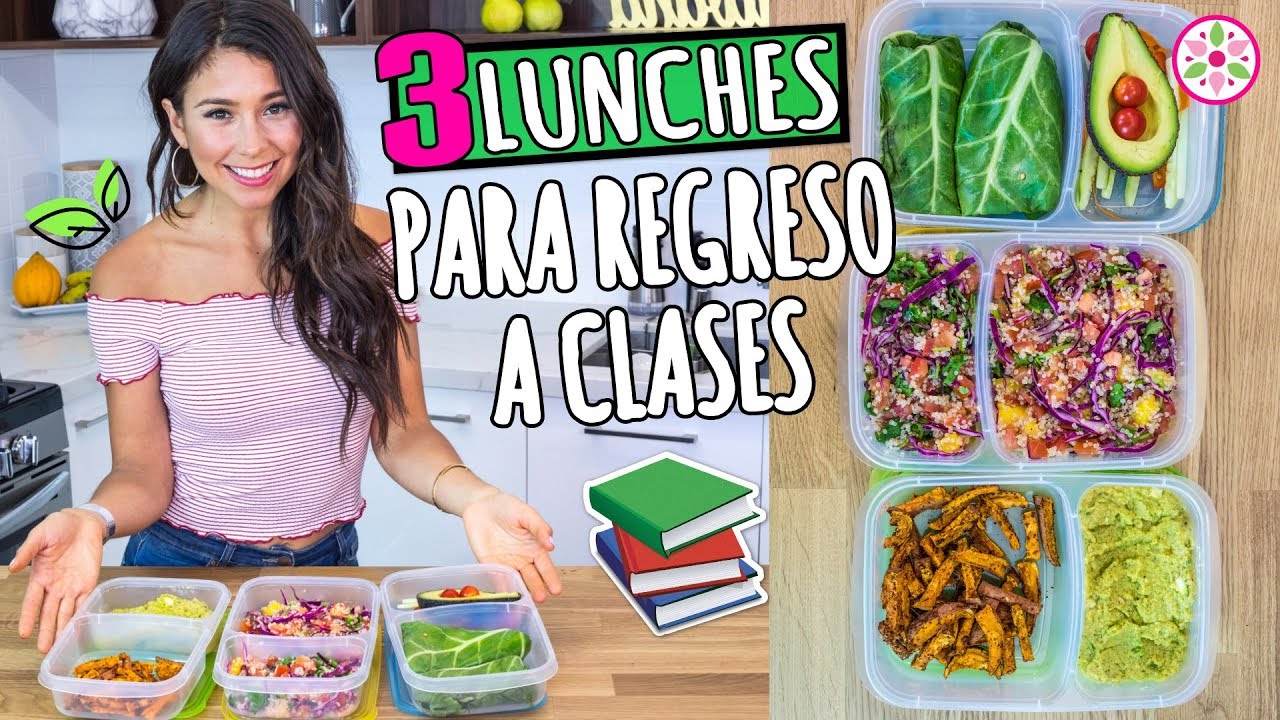 3 ALMUERZOS VEGANOS PARA REGRESO A CLASES! 🍎Yovana
