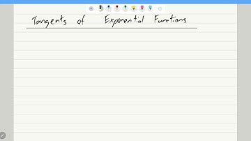 Tangents of Exponential Functions