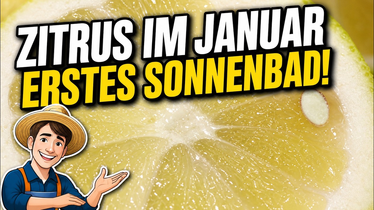 Zitruspflanzen erstes Sonnenbad 2025 – Düngen & Pflege