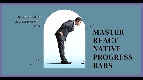 How to display determinate & indeterminate horizontal progress bar in rect native