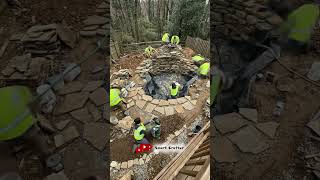 Luxury Backyard Pond Build | Smart Crafter #floor #architecture #explore #life #nature #ytshorts