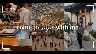 come to nyc with me 🚕🗽| exploring the city, going to the met, omakase, soho shopping & more! by Carrie Lu 267 views 3 months ago 8 minutes, 37 seconds