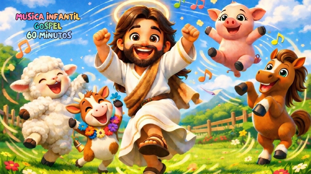 Jesus é Meu Melhor Amigo | Canções Cristãs Infantis | 60 Minutos de Louvor
