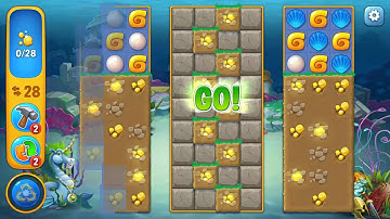 Fishdom level 73 Gameplay (iOS Android)