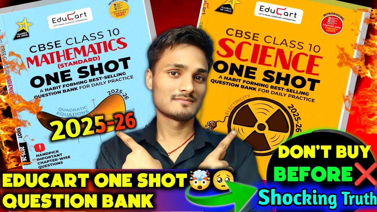 Don't be Mistake Educart Class 10 One Shot Question Bank Book 2025-26 ...