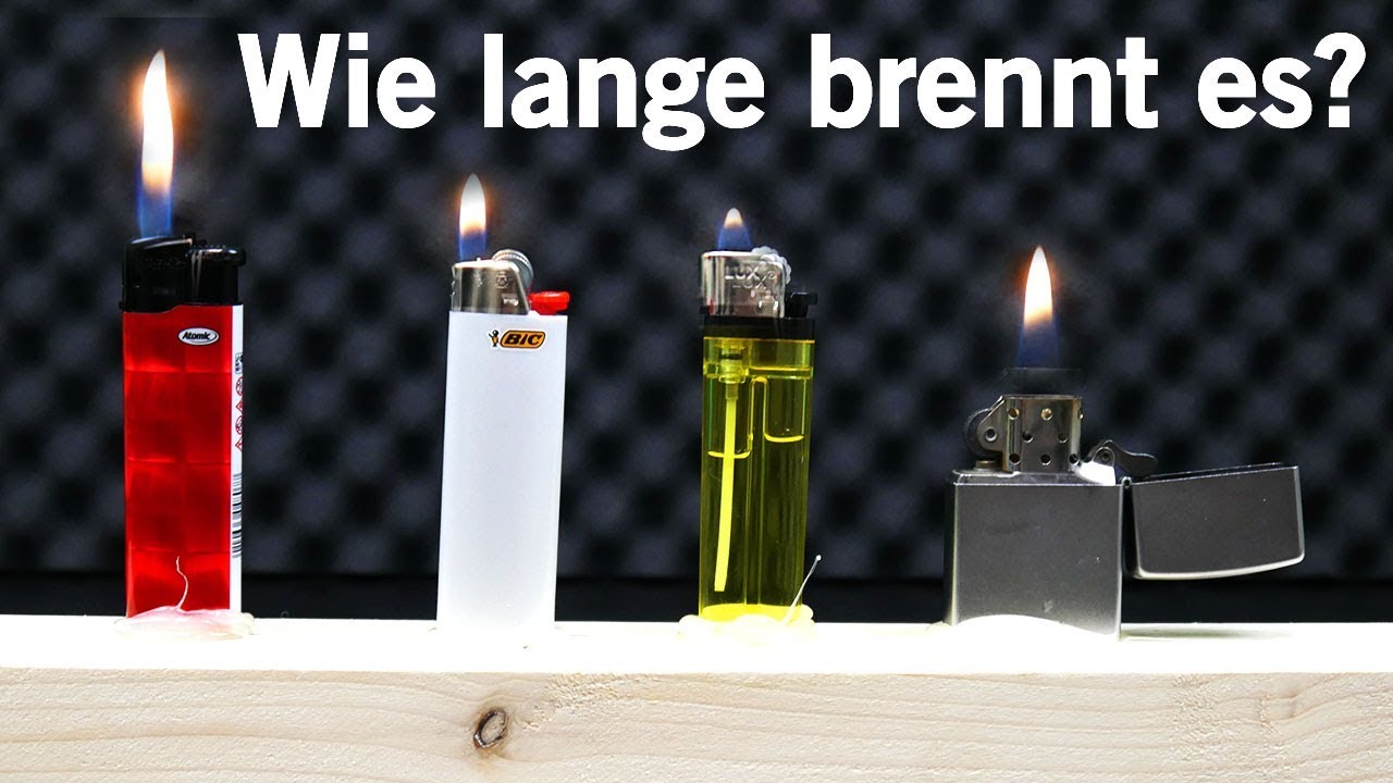 Wie lange kann ein Feuerzeug brennen? YouTube