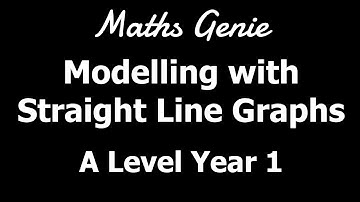 Modelling with Straight Line Graphs