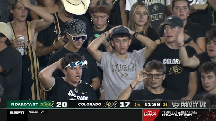 North Dakota State WILD deflection INT vs Colorado