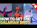 How to Get Galarian Birds, Articuno, Zapdos, & Moltres in Pokemon Sword and Shield DLC Crown Tundra