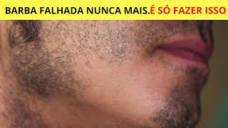 Barba falhadaComo crescer BarbaMinoxidil FuncionaBarba perfeita