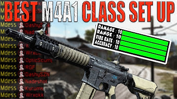 MODERN WARFARE - THE BEST M4A1 CLASS SETUP AFTER UPDATE 1.17....(3 SHOT KILL...)