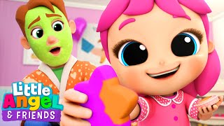 Princess Jill's Makeup Beauty Salon | Little Angel And Friends Kid Songs