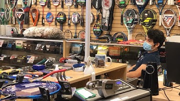 Time Lapse: How to String a Yonex Astrox 77 Badminton Racquet (Jimmy Dang)