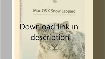 Snow Leopard Free Download - Working with PC