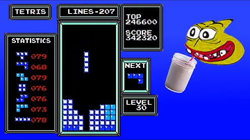 NES Tetris - First Ever Transition on Killscreen (Former World Record)