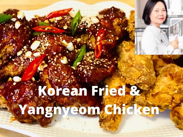 Süßes und würziges koreanisches Hühnchen l (Dakgangjeong:닭강정) doppelt frittiertes Hühnchen