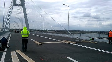 Dynamic test @ 40km/h - Agigea Stay Cable Bridge Romania
