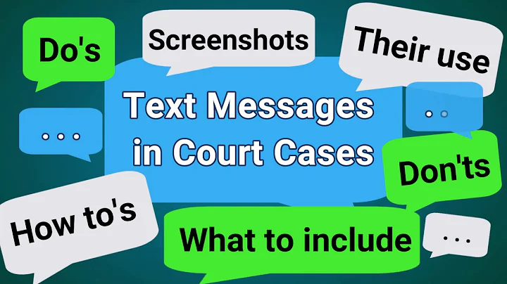 Using Text Messages in Court - Texas Divorce & Child Custody Cases