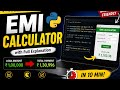 “Python EMI Calculator Project 🔥 Step by Step (Beginner Friendly)”