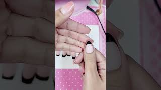 Instructing everyone how to apply nail up French  style || Max Estrada
