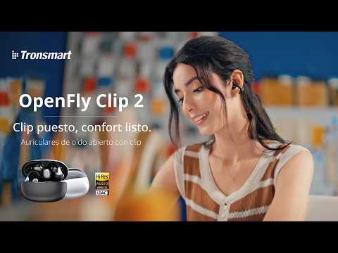 Tronsmart OpenFly Clip 2 Auriculares de oído abierto con clip: Clip puesto, confort listo