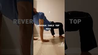 REVERSE TABLE TOP POSE