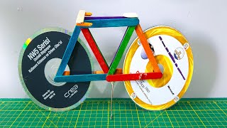 Cara Membuat Sepeda Daur Ulang Dari Stik Es Krim - Kerajinan Daur Ulang