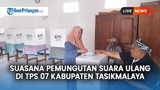 Suasana Pemungutan Suara Ulang di TPS 07 Singaparna Kabupaten Tasikmalaya