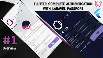 FLUTTER FULL API AUTHENTICATION PART: #1  PREVIEW